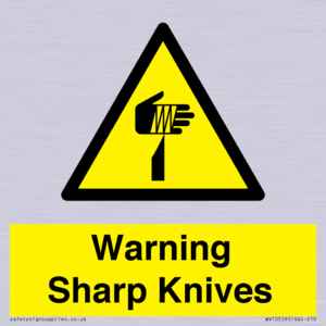 Warning Sharp Knives